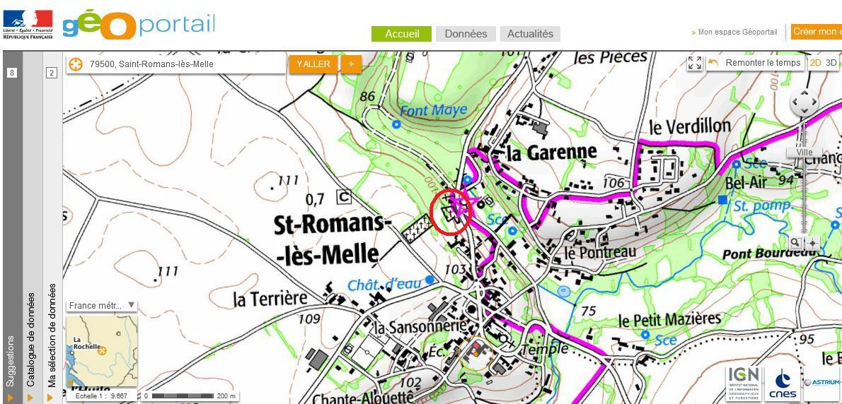 Emplacementde l'ancien cimetière